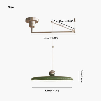 Suspension à bras articulé UFO dimmable, 5 couleurs