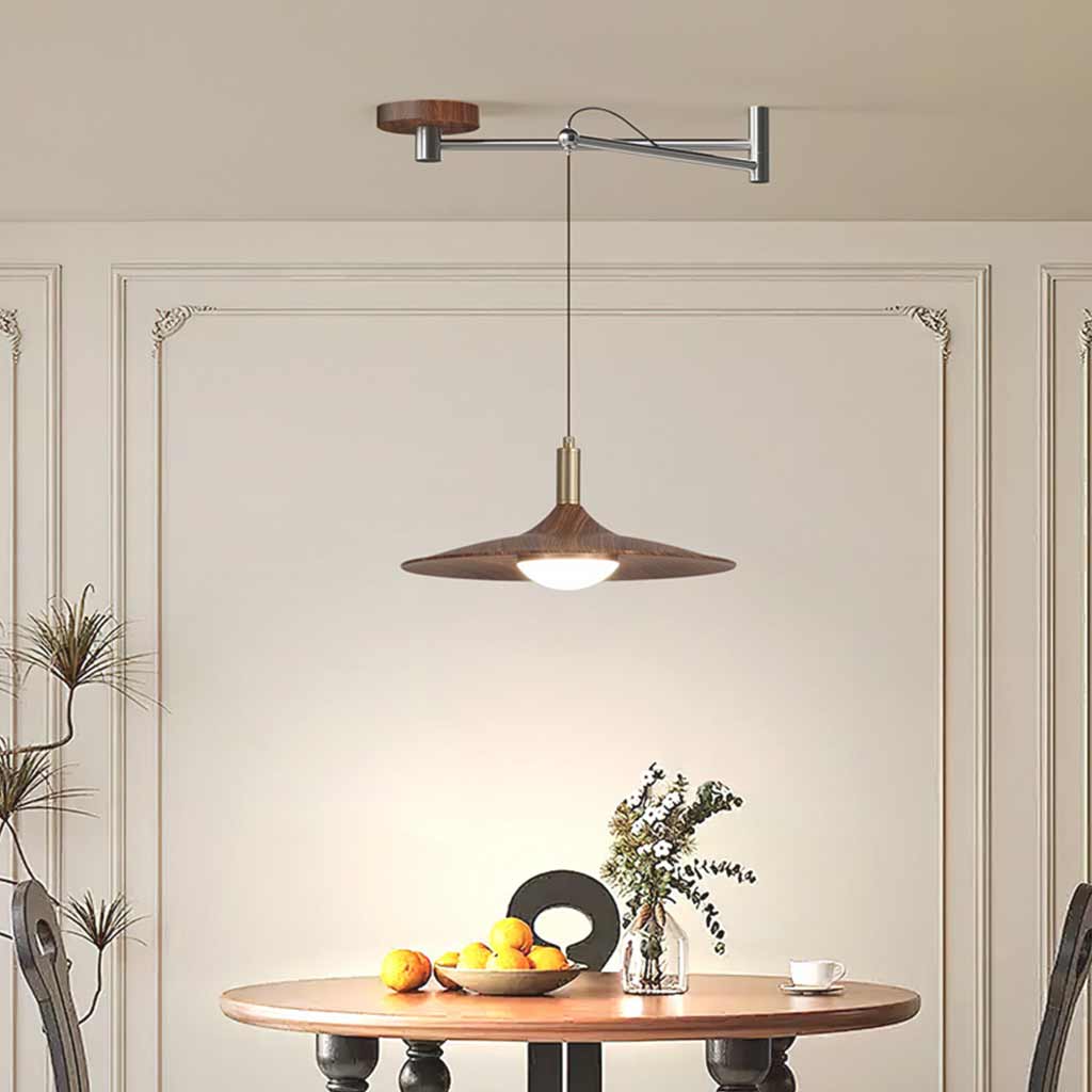 Suspension Lampe à Bras Articulé Soucoupe LED