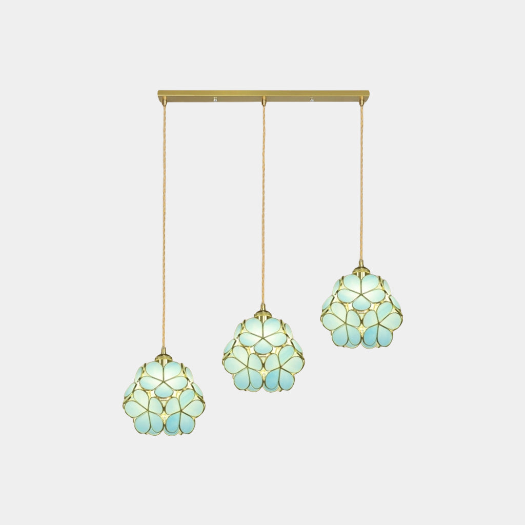 Suspension Artistique Petite Pétale en Verre, 5 Couleurs