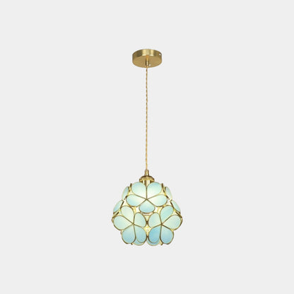 Suspension Artistique Petite Pétale en Verre, 5 Couleurs