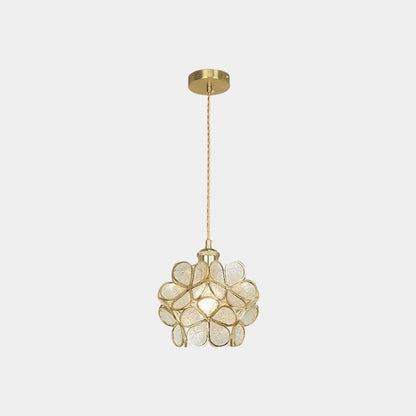 Suspension Artistique Petite Pétale en Verre, 5 Couleurs