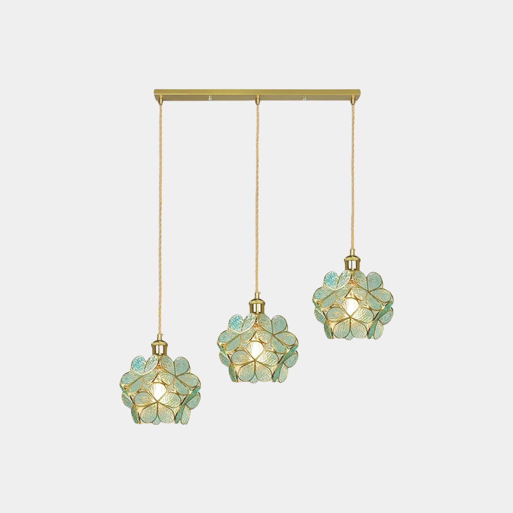 Suspension Artistique Petite Pétale en Verre, 5 Couleurs