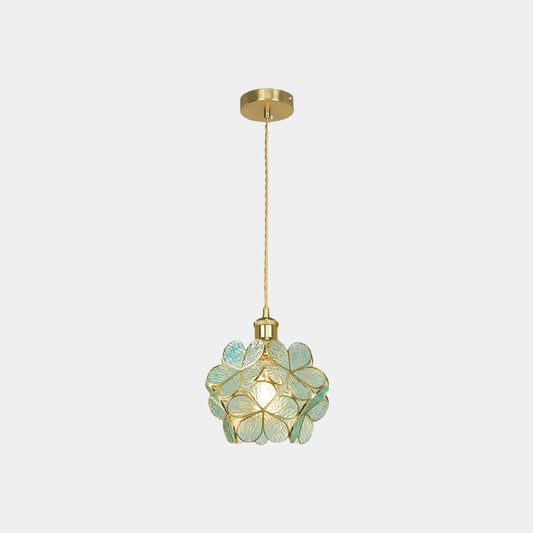 Suspension Artistique Petite Pétale en Verre, 5 Couleurs