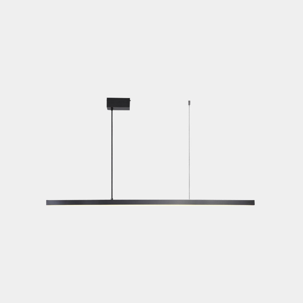 Suspension linéaire en laiton dimmable LED, noir/or