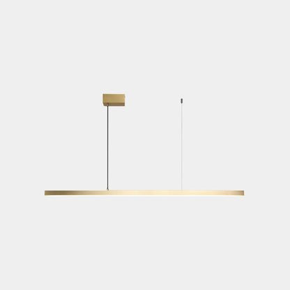 Suspension linéaire en laiton dimmable LED, noir/or