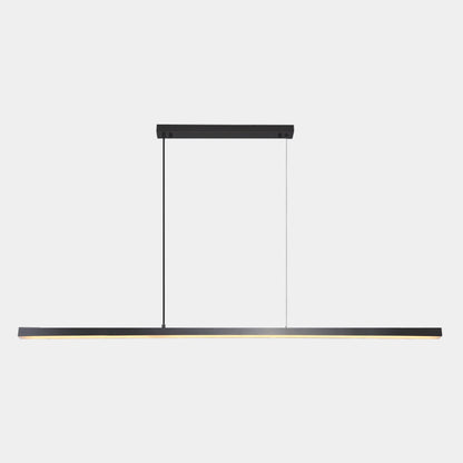 Suspension linéaire en laiton dimmable LED, noir/or