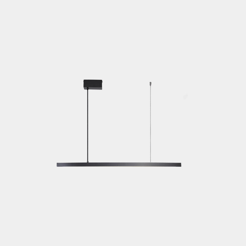Suspension linéaire en laiton dimmable LED, noir/or
