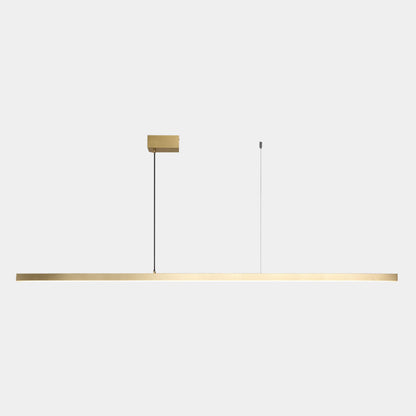 Suspension linéaire en laiton dimmable LED, noir/or