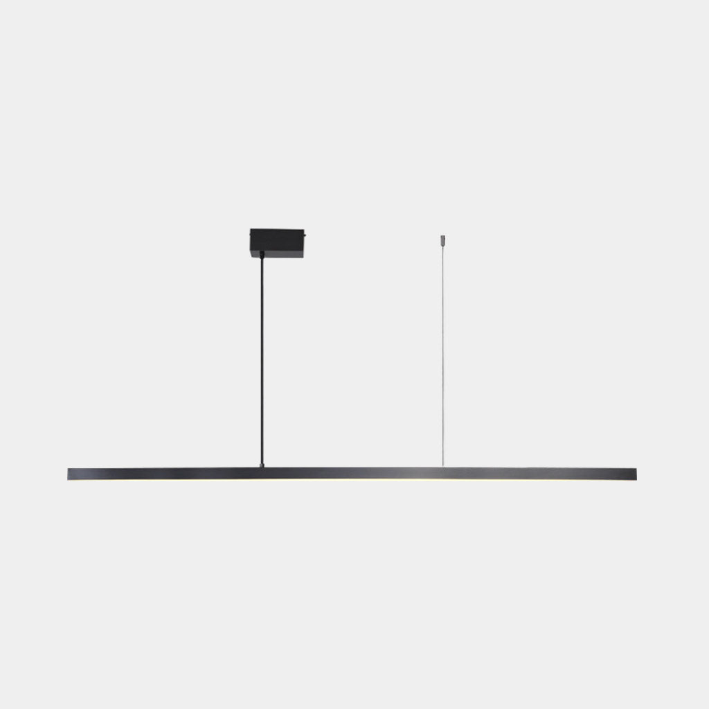 Suspension linéaire en laiton dimmable LED, noir/or