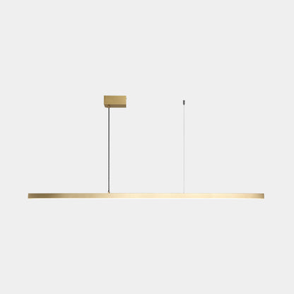 Suspension linéaire en laiton dimmable LED, noir/or