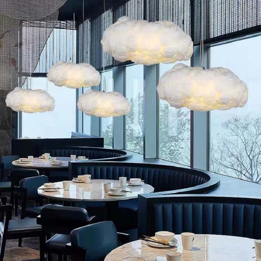 Suspension Noords Uniek Coton Nuage, Blanc