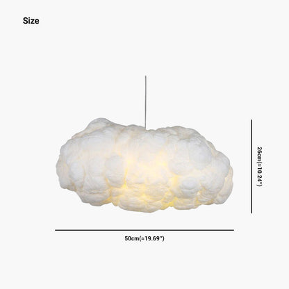 Suspension Noords Uniek Coton Nuage, Blanc