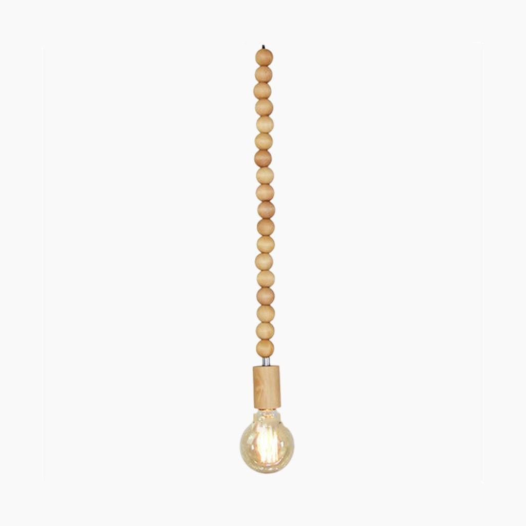 Suspension Créative en Perles en Bois Calabash