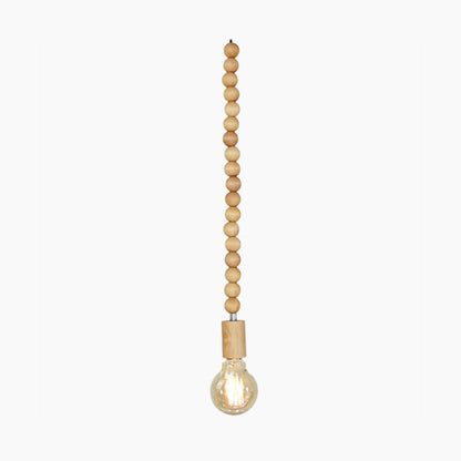 Suspension Créative en Perles en Bois Calabash