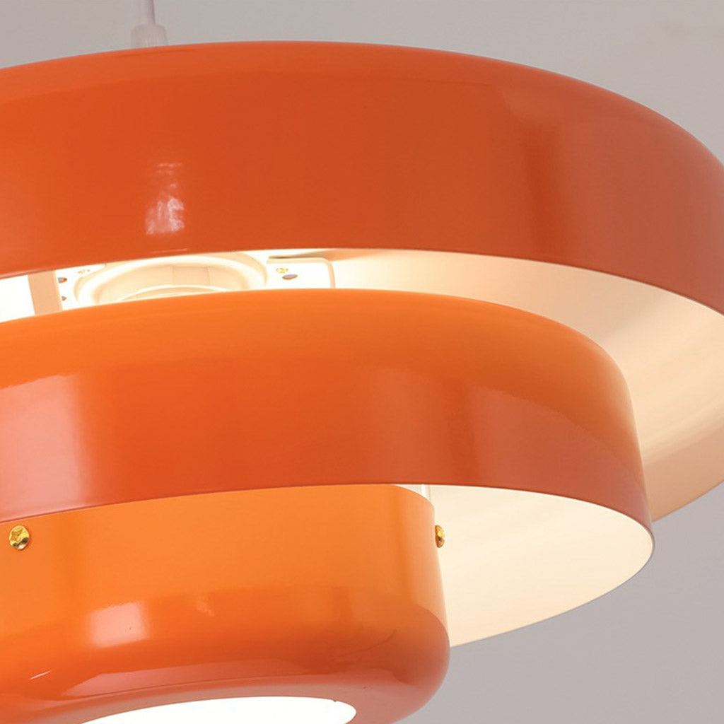 Suspension danoise unique colorée 3 niveaux, 5 couleurs