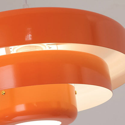 Suspension danoise unique colorée 3 niveaux, 5 couleurs