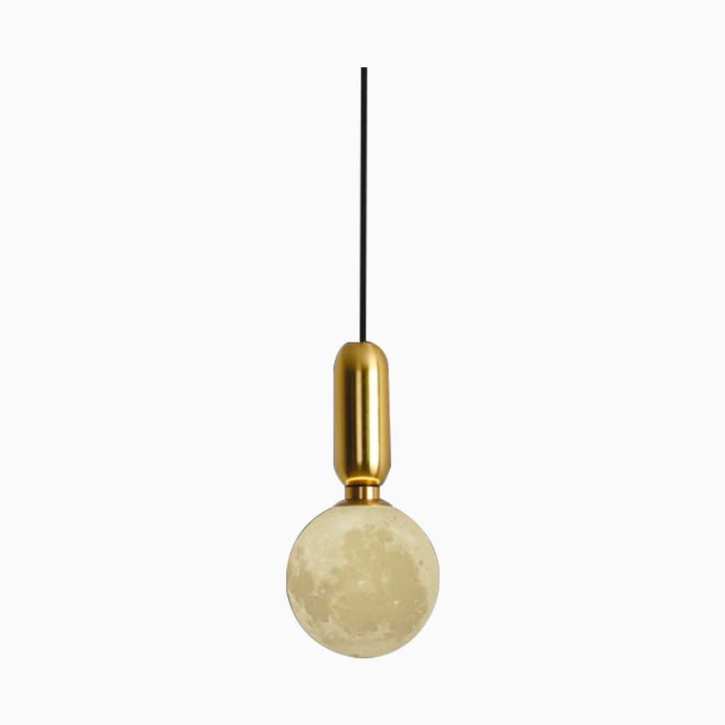 Suspension minimaliste scandinave en forme de lune