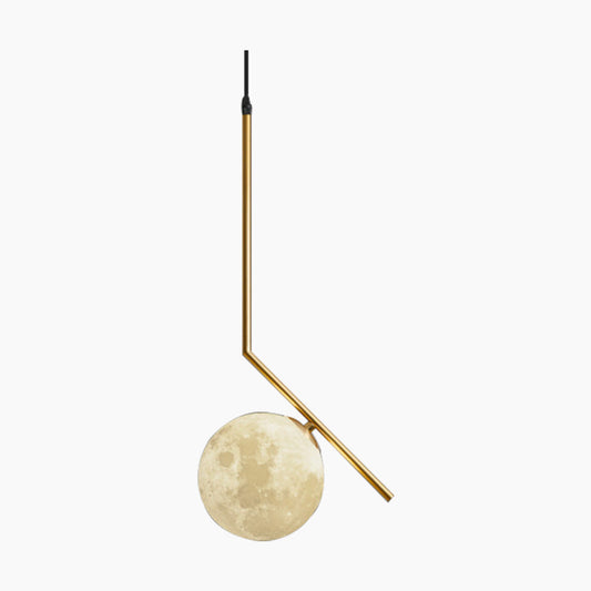 Suspension minimaliste scandinave en forme de lune