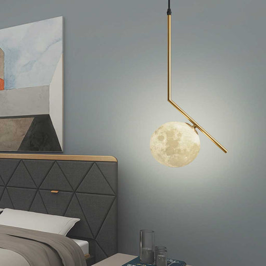 Suspension minimaliste scandinave en forme de lune