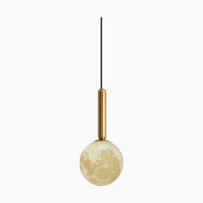 Suspension minimaliste scandinave en forme de lune