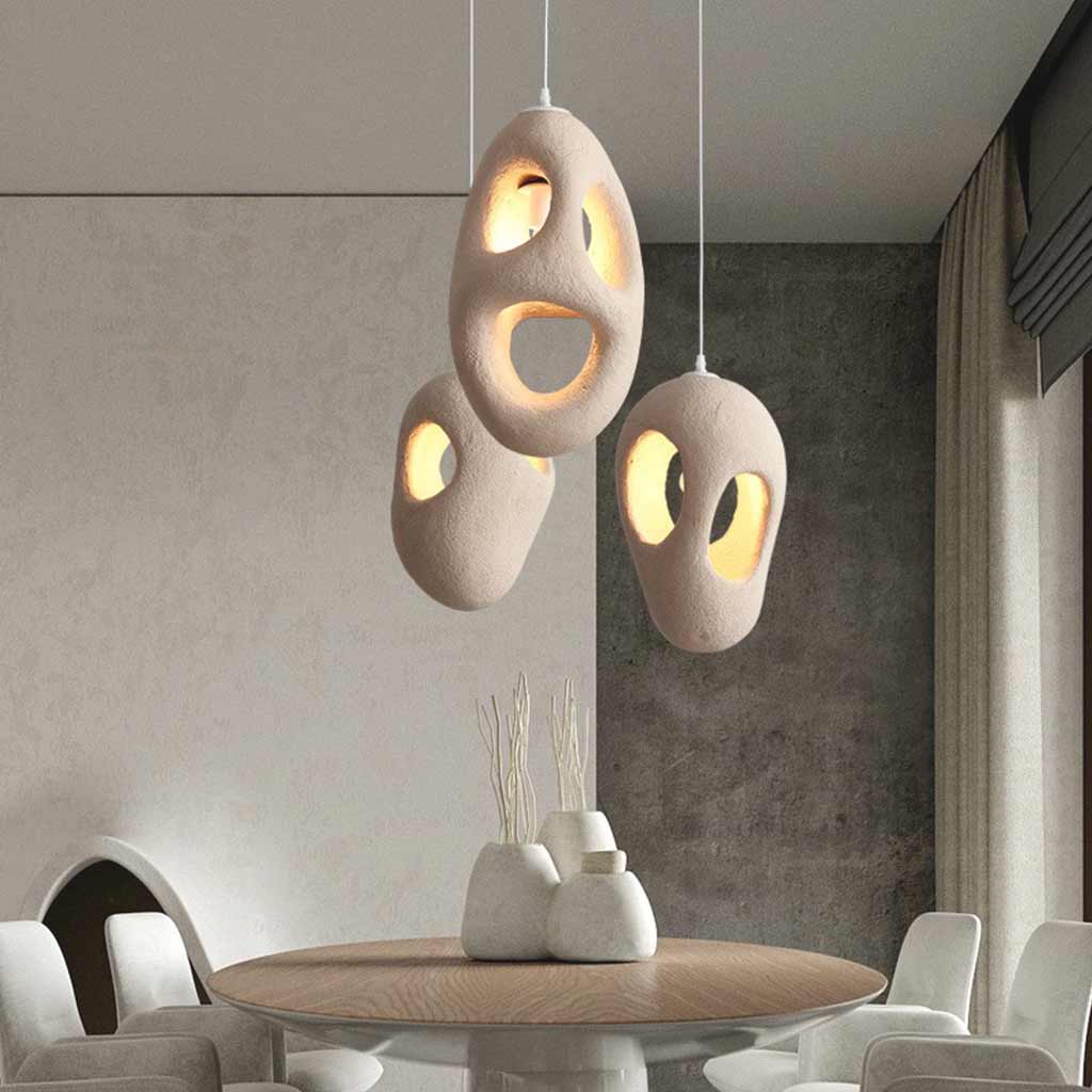 Suspension Japonaise Wabi-Sabi Crème Beige