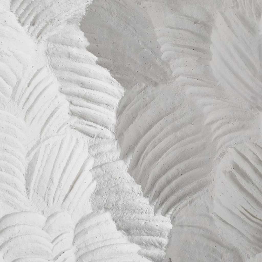 Suspension géométrique Wabi-Sabi japonaise, blanche