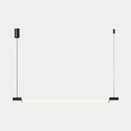 Suspension Linéaire Horizontale Strip LED, Noir / Or