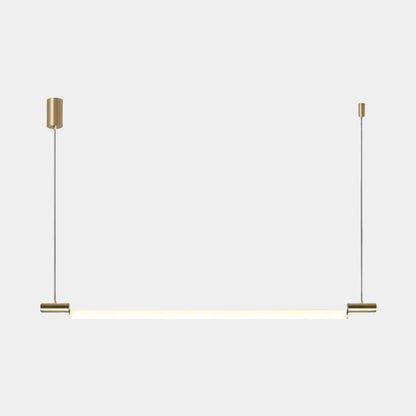 Suspension Linéaire Horizontale Strip LED, Noir / Or