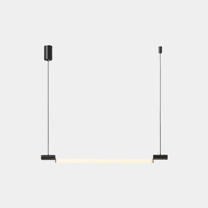 Suspension Linéaire Horizontale Strip LED, Noir / Or