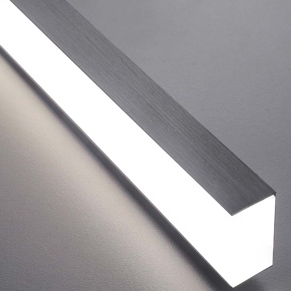 Suspension Longue Bande Linéaire Dimmable LED, Noir