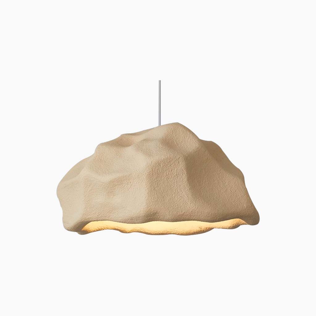 Suspension Japonaise Wabi-Sabi Pierre Naturelle, 4 couleurs