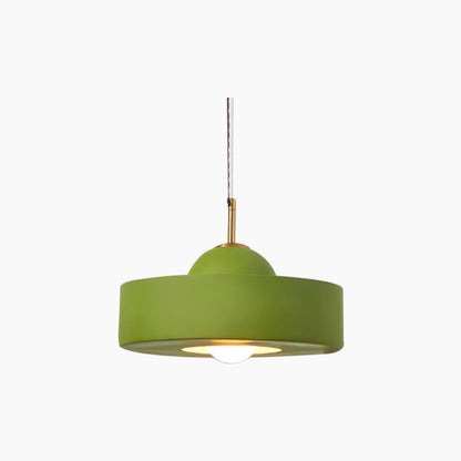 Suspension Nordic Cream Ronde Résine, 5 Couleurs