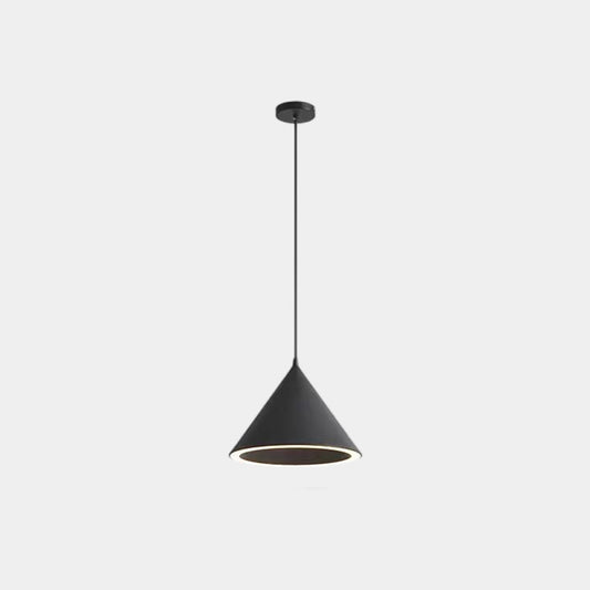 Suspension Nordique Simple Cône LED Multicolore