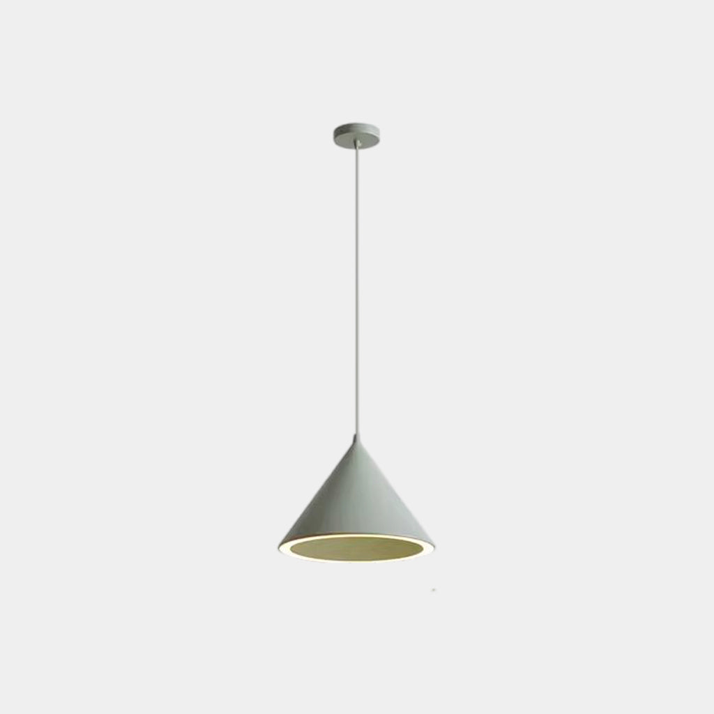 Suspension Nordique Simple Cône LED Multicolore