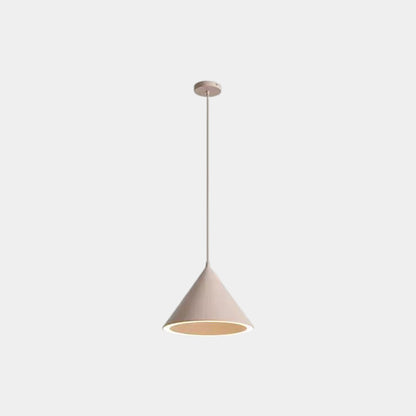 Suspension Nordique Simple Cône LED Multicolore