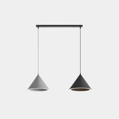 Suspension Nordique Simple Cône LED Multicolore