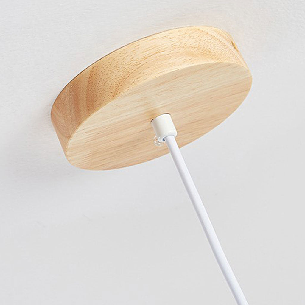 Suspension Spotlight Unique Tube Cylindrique, Bois