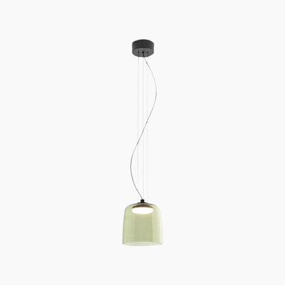 Suspension Scandinave en verre coloré LED