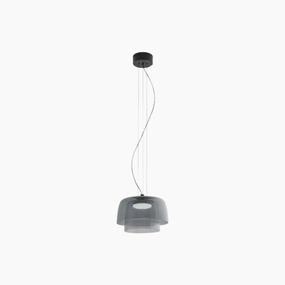 Suspension Scandinave en verre coloré LED