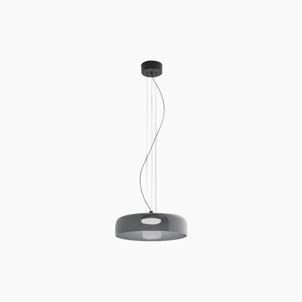 Suspension Scandinave en verre coloré LED