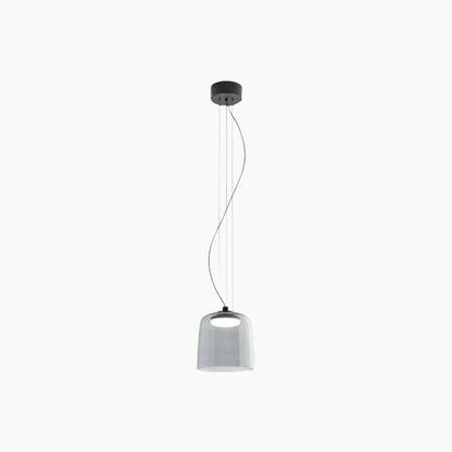 Suspension Scandinave en verre coloré LED