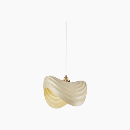Suspension Unique Wabi-Sabi Couleur Crème, Résine