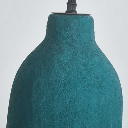 Suspension Minimaliste Wabi-Sabi Bouteille, Vert Foncé