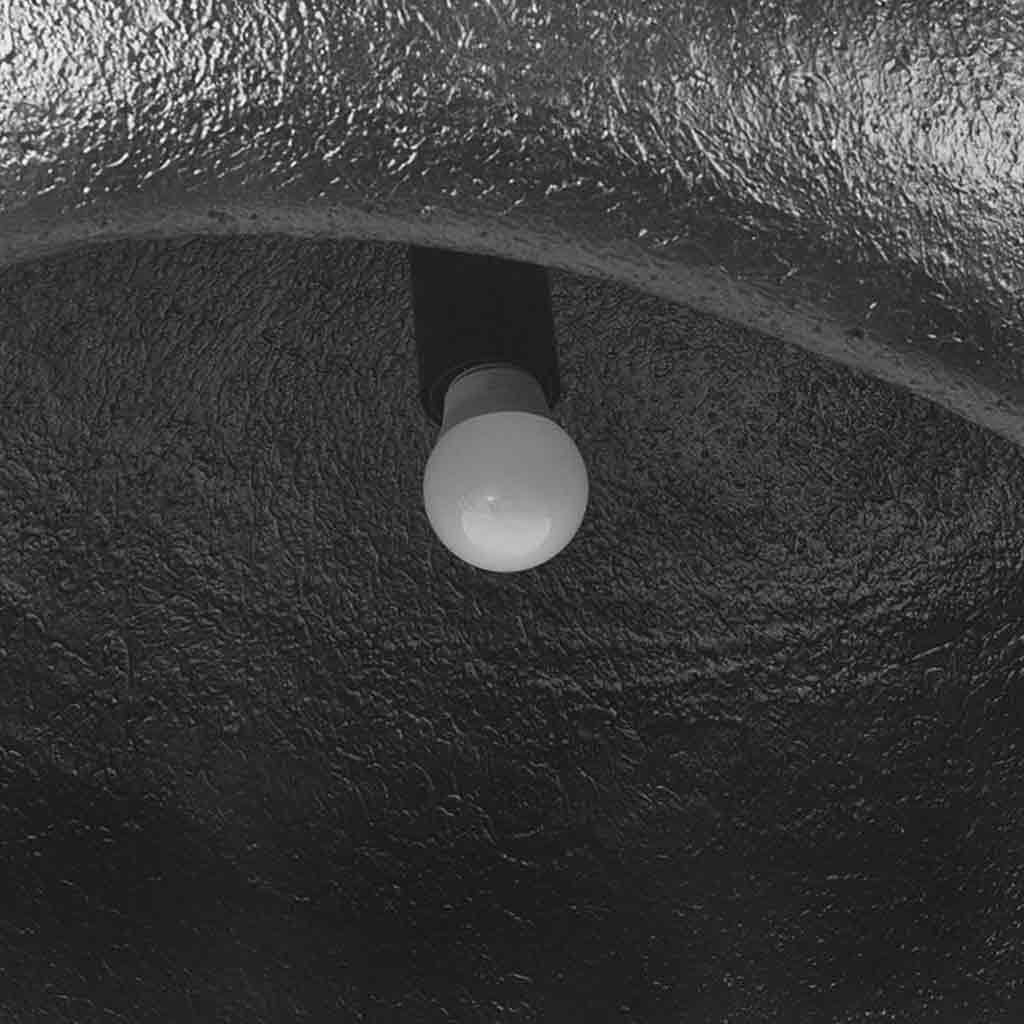 Suspension Japonaise Wabi-Sabi Cloud, Métal Argent/Noir
