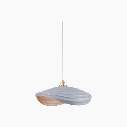 Suspension Unique Wabi-Sabi Couleur Crème, Résine