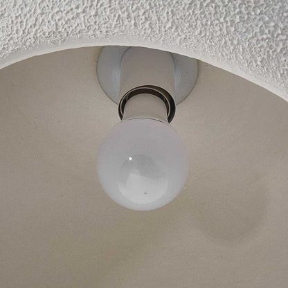 Suspension japonaise Wabi-Sabi forme irrégulière, blanc/beige
