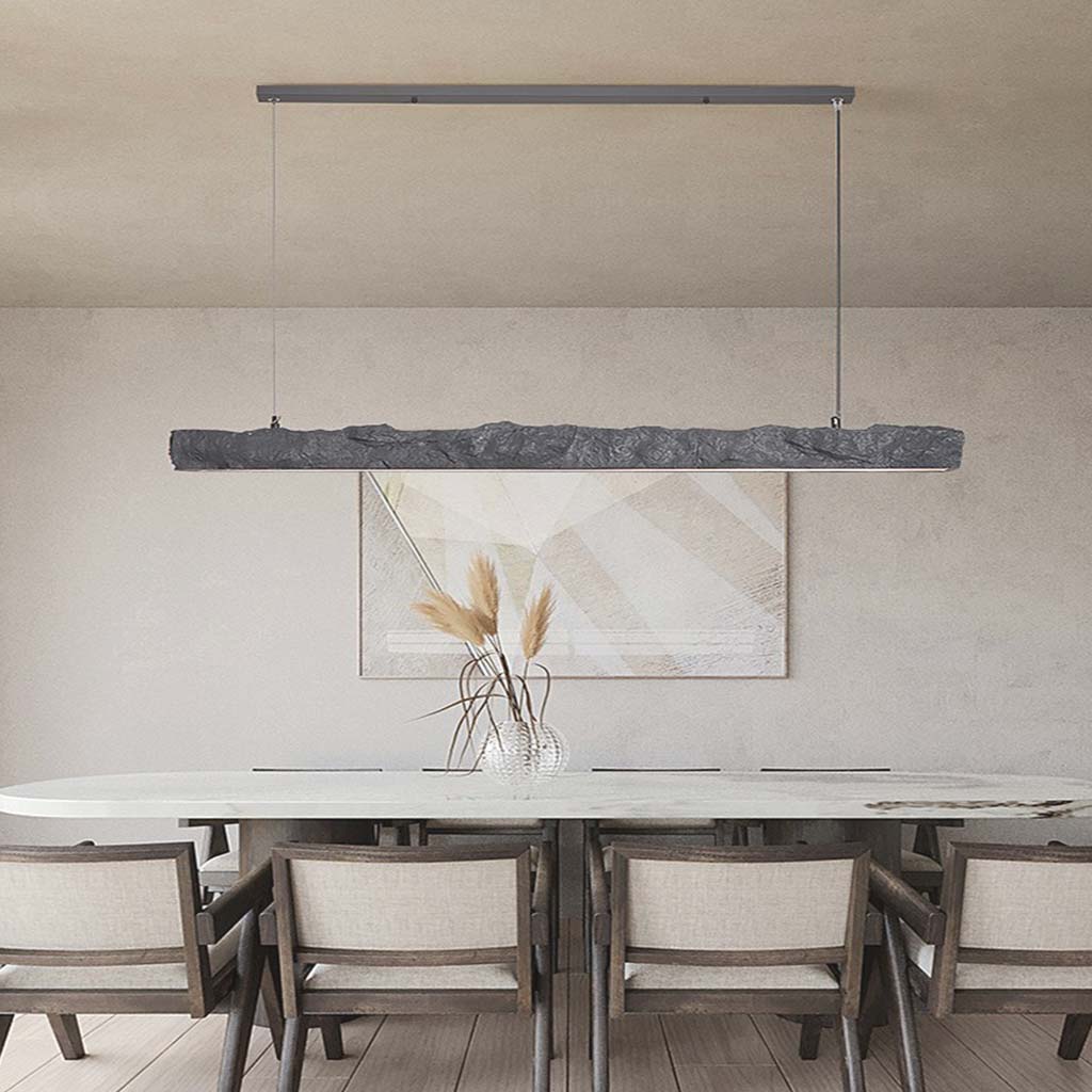 Suspension Moderne Wabi-Sabi Linéaire Strip LED, 3 Couleurs