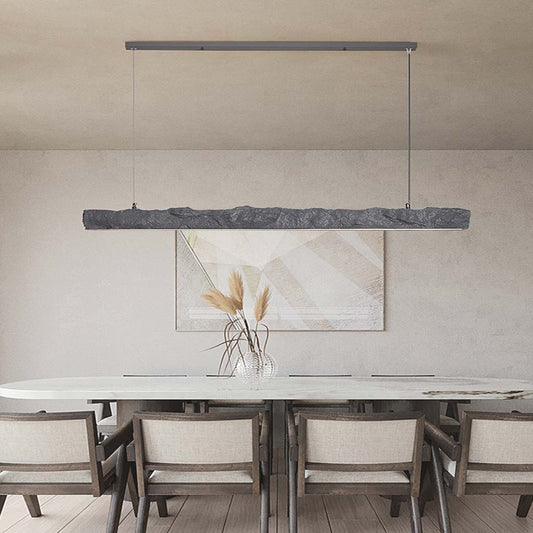 Suspension Moderne Wabi-Sabi Linéaire Strip LED, 3 Couleurs