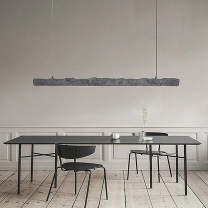 Suspension Moderne Wabi-Sabi Linéaire Strip LED, 3 Couleurs