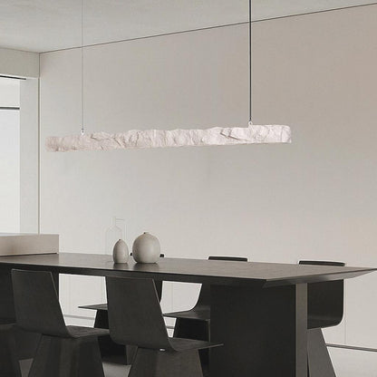 Suspension Moderne Wabi-Sabi Linéaire Strip LED, 3 Couleurs